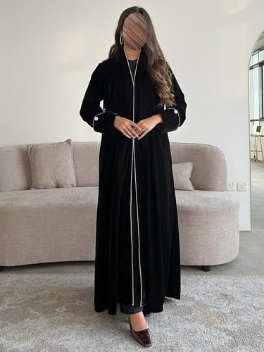 مخمل تطريز بالخلف