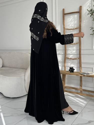 مخمل تطريز بالكم