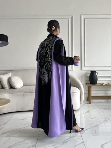 كريب تطريز بالخلف