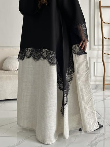 كريب تطريز بالخلف