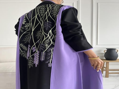 كريب تطريز بالخلف