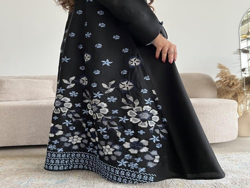 كريب تطريز بالخلف