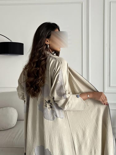 كريب تطريز بالخلف