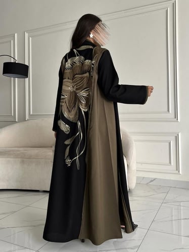 كريب تطريز بالخلف