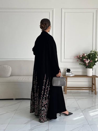 مخمل تطريز بالخلف