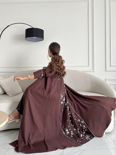 كريب تطريز بالخلف