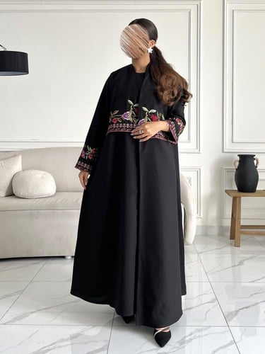 كريب تطريز بالخلف