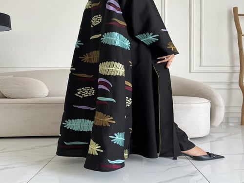 كريب تطريز بالخلف