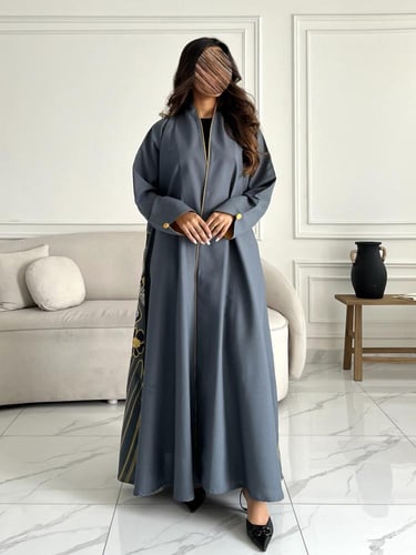 كريب تطريز بالخلف