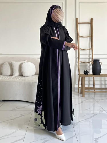 كريب تطريز بالخلف