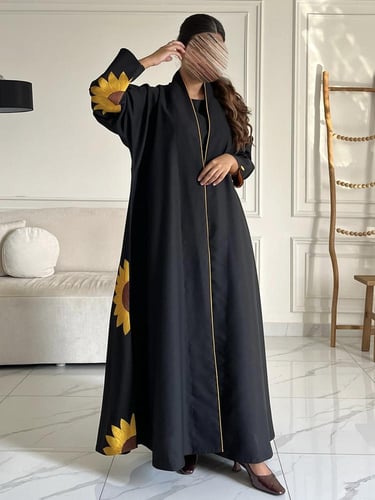 كريب تطريز بالخلف