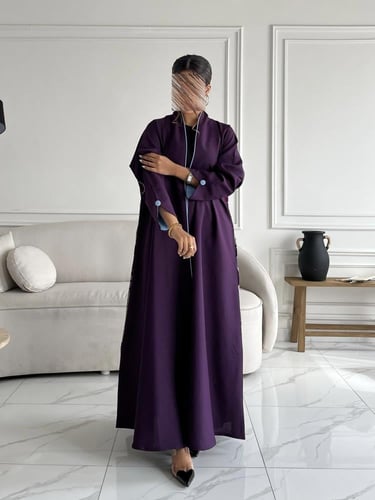 كريب تطريز بالخلف