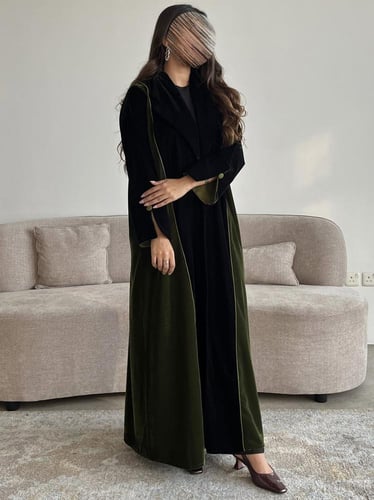 مخمل تطريز بالخلف