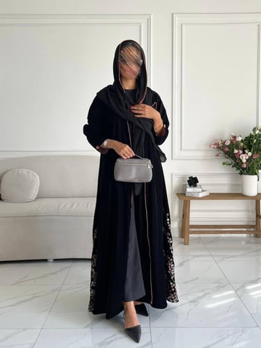 مخمل تطريز بالخلف