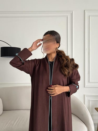 كريب تطريز بالخلف