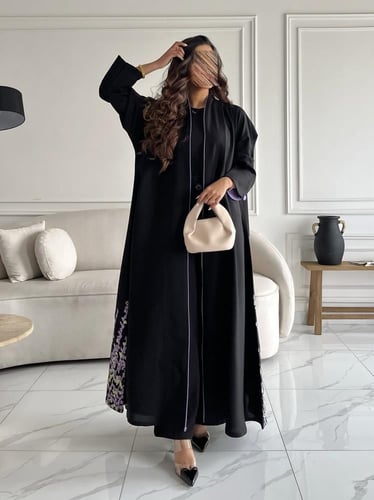 كريب تطريز بالخلف