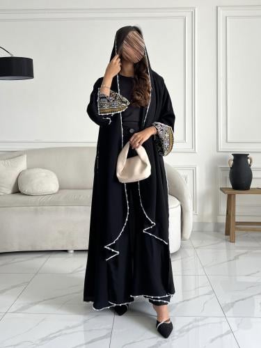 كريب تطريز بالكم