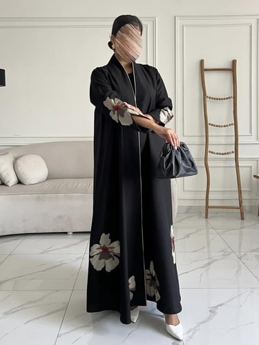 كريب تطريز بالخلف