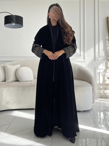 مخمل تطريز بالكم