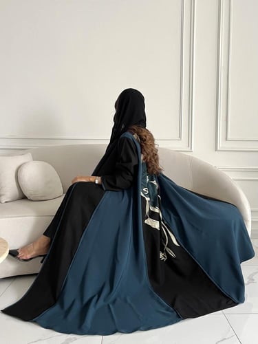 كريب تطريز بالخلف