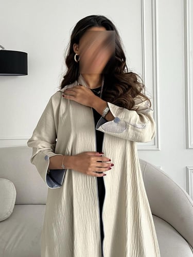 كريب تطريز بالخلف