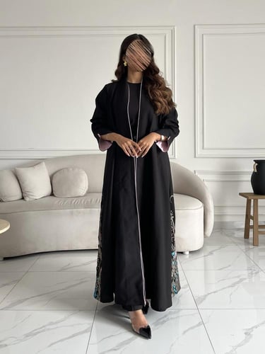 كريب تطريز بالخلف