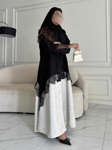 كريب تطريز بالخلف