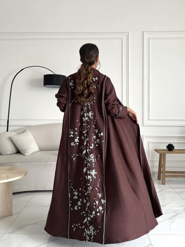 كريب تطريز بالخلف