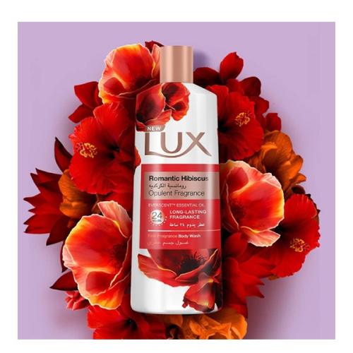 لوكس غسول جسم عطري سحر زهره الكركديه 500 مل