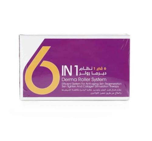 ديرما رولر ابر تيتانيوم طبي 6 في 1