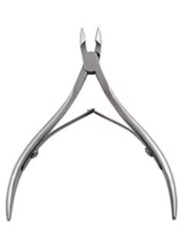 مقص إزالة الجلد الميت حول الأظافر فضي