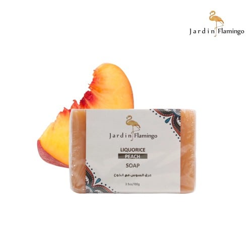 صابون عرق السوس و الخوخ 100 جرام- جاردن فلامنجو