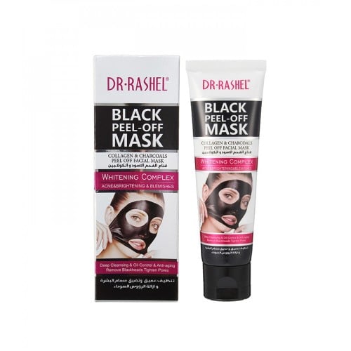 قناع تقشير للوجه بالكولاجين والفحم الأسود من د. را...