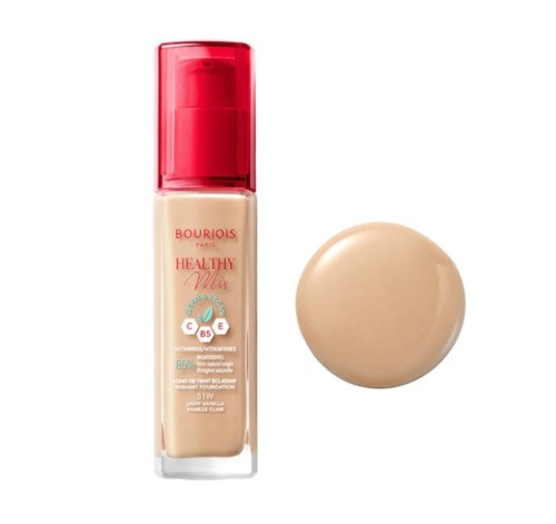 كريم أساس هيلثي ميكس نظيف ونباتي 50.5N عاجي فاتح م...