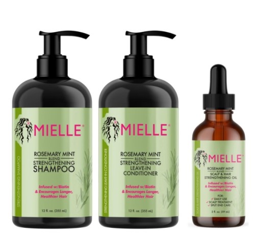 مجموعة اكليل الجبل والنعناع شامبو بلسم و زيت من مي...