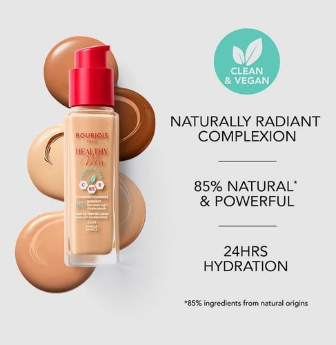 كريم أساس هيلثي ميكس نظيف ونباتي 50.5N عاجي فاتح م...