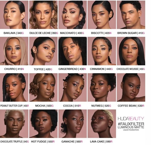 كريم أساس سائل ومطفي من هدى بيوتي - 440G