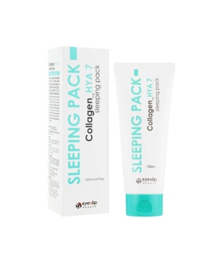 كريم ليلي بالكولاجين وسبعة أنواع من حمض الهيالورون...