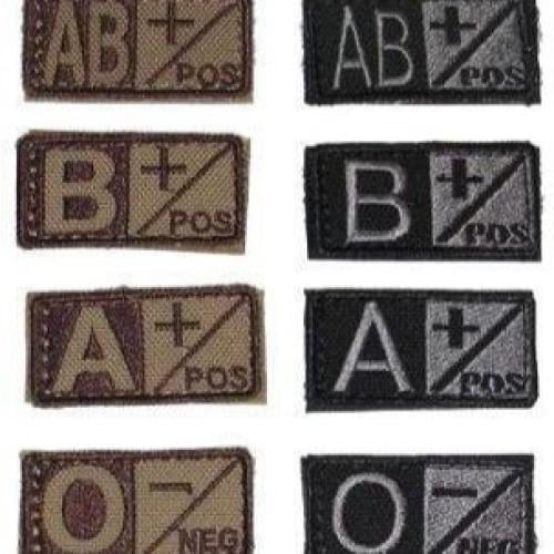 شعار فصيلة دم (بني ، أسود)