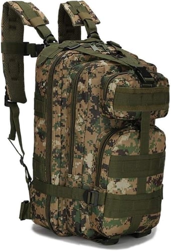 شنطة ظهر صغيرة الوان المموه