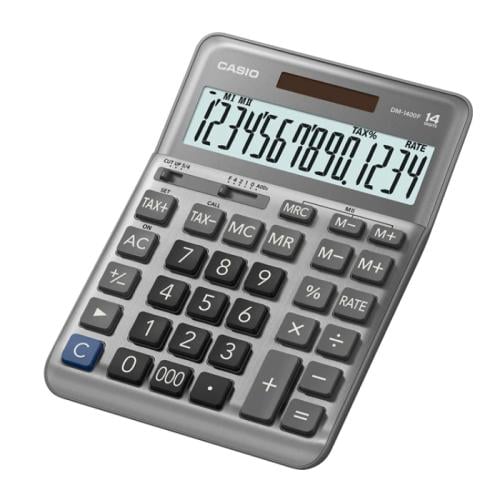 الة حاسبة كاسيو 14 خانة DM-1400F-CASIO