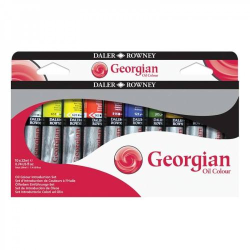 طقم 10 الوان 22 مل Georgian Oil ديلر روني