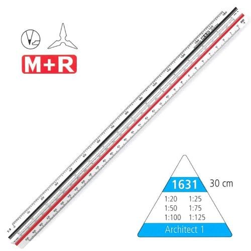 مسطرة اسكيل 30 سم 125/100/75/25/20/1