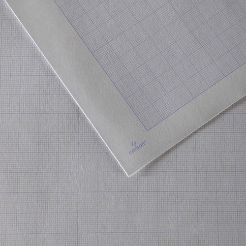 ورق رسم بياني مليمتري Canson - وزن 72 جرام - 50 ور...