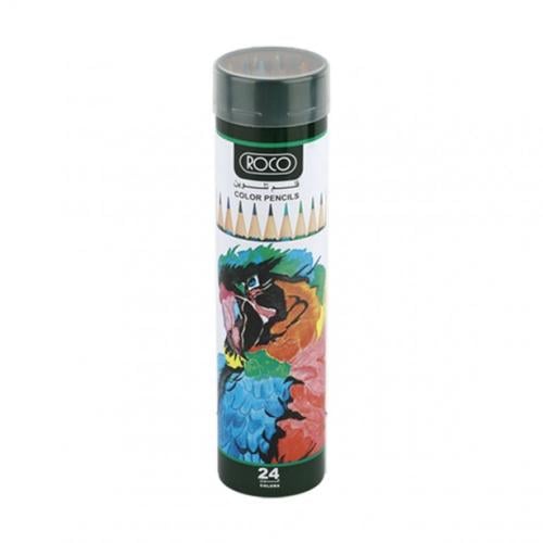 الوان خشبية روكو 24 لون اسطواني