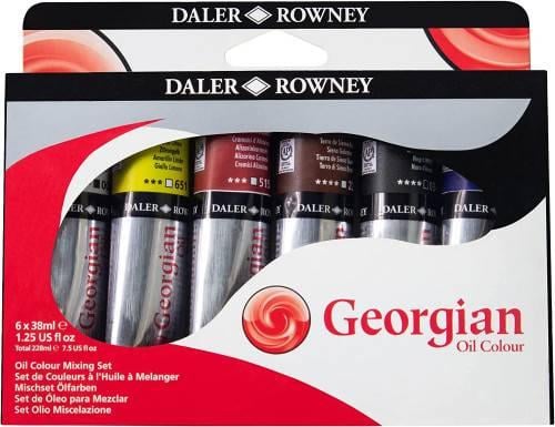 طقم 6 الوان 38 مل Georgian Oil ديلر روني
