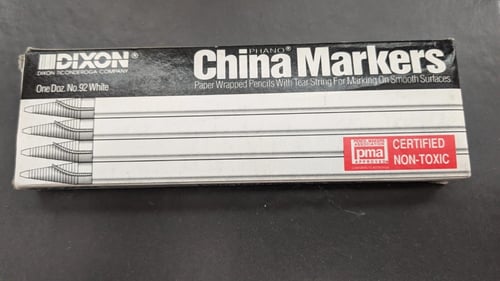 اقلام ماركر صينية ابيض بلانك قابلة للتقشير من ديكس...