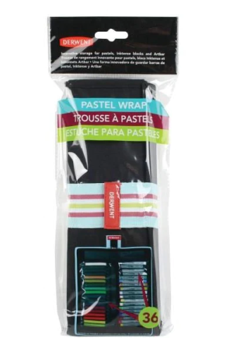 ديروينت - محفظة من قماش لحفظ الوان باستيل لـ 36 قط...