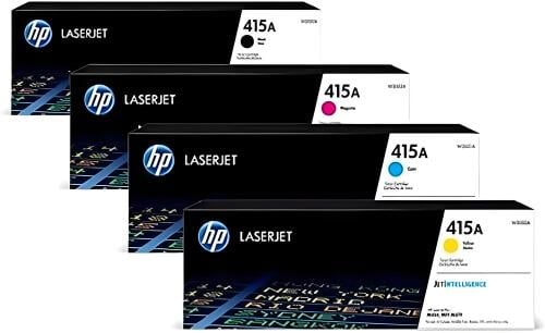 حبر طابعة اتش بي HP 415A أصلي أسود وملون ليزر