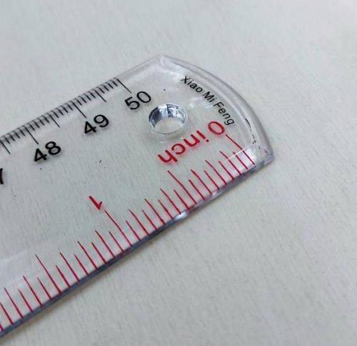 مساطر بلاستيك 50 سم شفاف